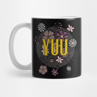 Aesthetic Proud Name Yuu Flowers Anime Retro Styles Mug